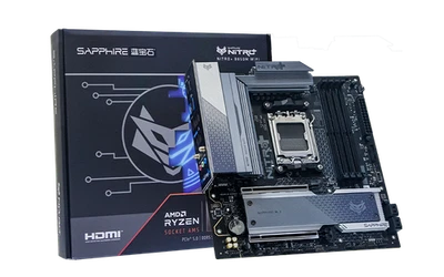 Sapphire NITRO B850M WIFI AM5 DDR5 Motherboard - Bild 1 von 4