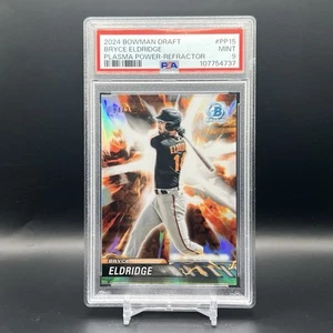 2024 Bowman Draft Bryce Eldridge Plasma Power Refractor Card /250 PSA 9 Mint - Picture 1 of 3