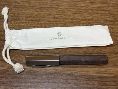 Pluma Estilográfica Faber-Castell Ondoro Roble Ahumado EF Nuevo en Caja Foto 1 de 4