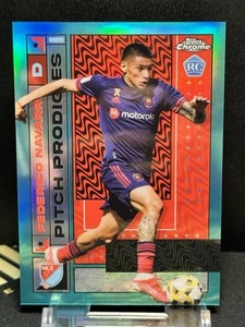 2022 Chrome MLS Pitch Prodigies Aqua Refractor /299 Federico Navarro Rookie RC - Picture 1 of 2