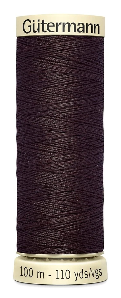 Gutermann Sew-All Thread 110yd-Seal Brown -100P-593
