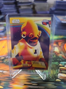 2025 Topps Chrome Star Wars Admiral Ackbar Kyber Light Case Hit SSP #KL-1 - Picture 1 of 2