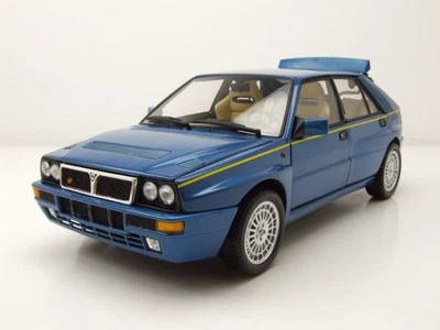 Lancia Delta HF INTEGRALE Blu Modellino 1:18 Kyosho - Immagine 1 di 4