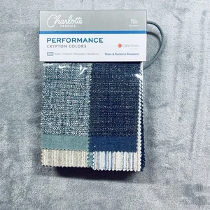 Charlotte Fabrics Performance Crypton Colors Sample Book Upholstery Fabric Craft - Picture 1 of 11