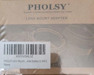 PHOLSY EXA-M4/3 Objektivadapter mit manueller Fokussierung für Exakta Mount auf M4/3 Mount - Bild 1 von 2