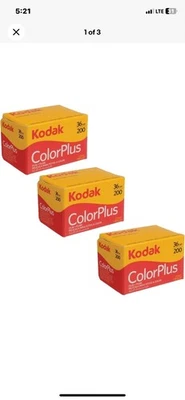 Kodak colorplus film 200 (pack of 3)  - Image 1 of 3
