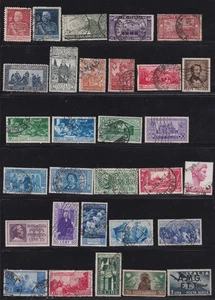 Collection of Italy Stamps  1920 - 1940's - Used - Set of 30 Stamps - Lot IT02 - Picture 1 of 3
