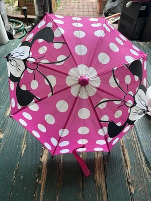 Minnie Mouse Paraguas Lluvia Sol Niños Pequeños Niños Niñas Niño Pequeño Luz Regalo Juguete Foto 1 de 4