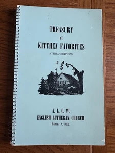 Vintage 1965 Hazen North Dakota English Lutheran Cookbook Recipes Cook Book - Picture 1 of 3