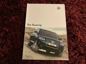 VW Touareg 4x4 SUV Prospekt 2003 / 2004 - UK-Ausgabe - datiert 1.08.2003 inkl. V10 V8 - Bild 1 von 1