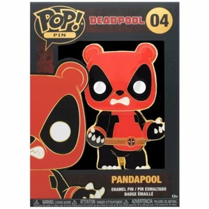 Funko Pop! Pin Deadpool Pandapool 04 Panda Deadpool Pin Esmalte Grande - Imagen 1 de 6