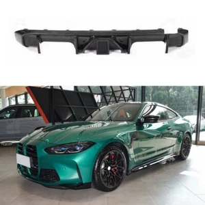 Black ABS Rear Bumper Lip Diffuser Bodykit with LED Light For BMW M3/M4 2022 - Picture 1 of 5