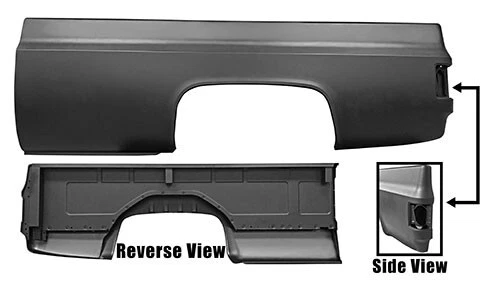 Chevy Pickup 1976-87 cabecera platón largo sin orificios - izquierda nueva Dii Foto 1 de 1