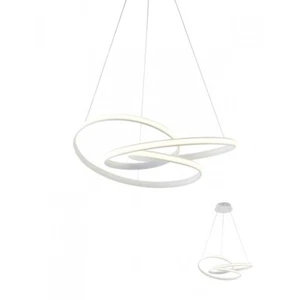 Lampadario a led design moderno bianco opaco per sala da pranzo RD-0870 - Imagen 1 de 2