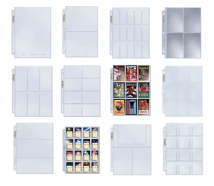 (10-Pack) Ultra Pro Pocket Album Pages For 3 Ring Binders Cards, Gaming, Photos - Picture 1 of 16