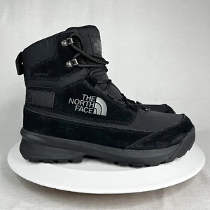 The North Face Men’s Chilkat V Cognito Black Suede Waterproof Boots Size 10.5 - Picture 1 of 9