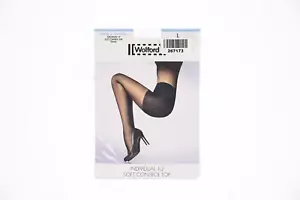 Wolford Womens Individual 10 Soft Control Top Tights sand Large 267173 - Picture 1 of 2