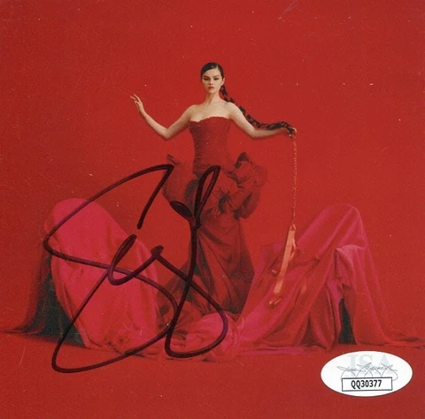 Selena Gomez Revalacion Sexy Rare Signed Autograph CD Photo Cover JSA COA Cover