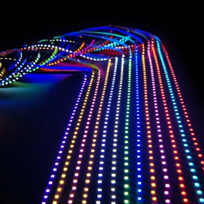 120leds/m 12V 24V S Shape Sign LED Light Strip 6mm Flexible Bendable for Sign - Image 1 of 4