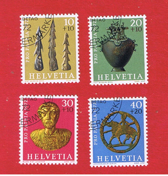 Switzerland #B406-409  VF used   Semi-Postal   Free S/H - Image 1 of 1