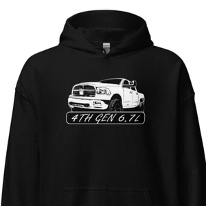 Felpa con cappuccio camion diesel 6,7, Felpa Crew Cab 4a generazione - Foto 1 di 6