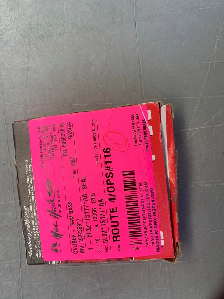 SELLO DE ACEITE DE EJE FORD INTERIOR ORIGINAL GENUINO OEM Foto 1 de 1