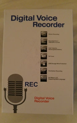  UYIKOO Profesional Multifuncional Recargable 8G 8GB 650HR Audio Digital Vo Foto 1 de 4