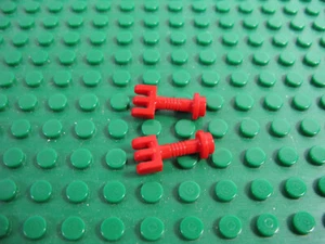 2x Lego rote Scharnierstange 3 Finger Steuerhebel Stadt 6451 6335 4022 6596 #2433 - Bild 1 von 1