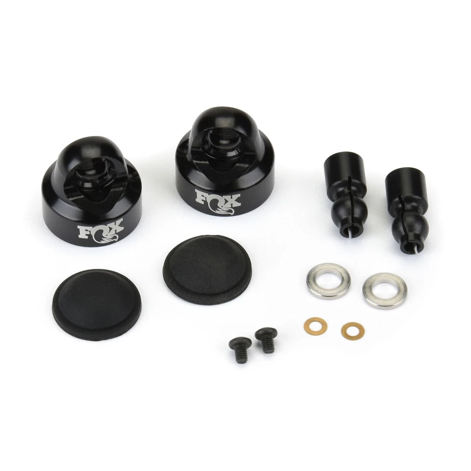1/6 FOX Aluminum Shock Caps 2 SCX6 Electric Car/Truck Pro-Line Racing PRO63800 - Image 1 of 1