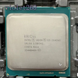 Intel Xeon E5-2643 V2 LGA2011 Server CPU Processor SR19X 6Core 12Threads 3.5GHz - Picture 1 of 1