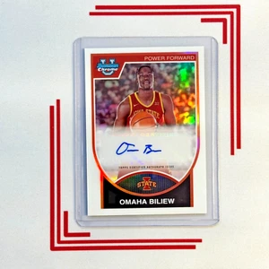 2023-24 Bowman Chrome University Omaha Biliew Rookie RC Auto 2007-08 Bowman /99 - Bild 1 von 2