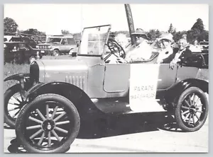 Postal Jim Skoglund anuncio electoral South Thomaston Parade ME 1925 modelo T coche 4x5 - Imagen 1 de 2