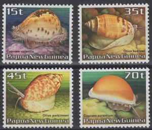 Papua & New Guinea 1986. Conch shells. Scott # 636-639. MNH, VF - Picture 1 of 1