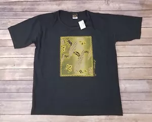 Love Doun Hawaii T-shirt Women Size L Black Short Sleeve Graphic Vintage - Picture 1 of 10