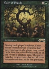 Oath of Druids ~ Near Mint Exodus MTG Magic UltimateMTG Green Card