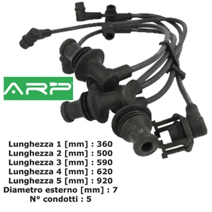 Cavi Candele Renault Laguna Scenic CLIO I 1.8 2.0 OE 7700857 981 raccordi SAE - Picture 1 of 2