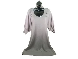 MANGO Basics thin knit mini sweater dress light beige womens sz s - Picture 1 of 8