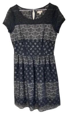Maison Jules Womens Dress 8 Black Short Lace Career Classic Party NWT $89 - Image 1 of 4