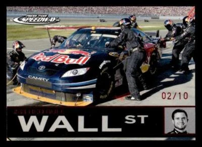 2008 Press Pass Speedway #89 Brian Vickers' Car Red #/10 - Image 1 of 2