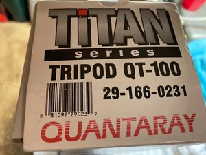 Quantaray Titan Series Quick Release Travel Tripod QT-100 NIB - Picture 1 of 5