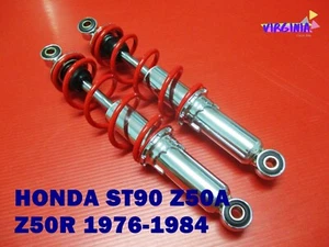 Fit HONDA ST90 Z50A Z50R 1976-1984 REAR RED SHOCK SET 290MM *VI770* - Picture 1 of 5