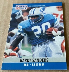 BARRY SANDERS HOF 1990 PRO SET Card #102 NM-MT Condition - Picture 1 of 2