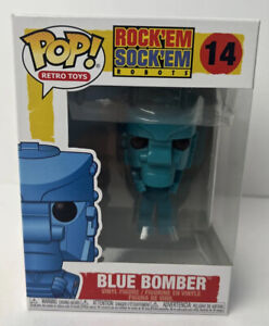 Funko Pop! Retro Toys Rock'em Sock'em Robots #14 Blue Bomber Vinyl Figure W/Prot