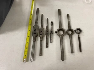 Vintage GTD Greenfield Tap Handle Wrench Lot No. 4 No. 0 1852 Die Holder ++ NICE - Picture 1 of 10