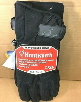 Huntworth BATTALION Heavyweight Glove Men's L/XL Tech Series Black - G19 - Image 1 of 4