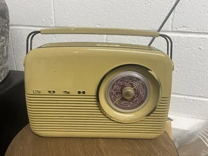 Bush Classic Retro Style Working Radio With Cable. Dark & Light Brown. FM/MW/LW - Picture 1 of 3