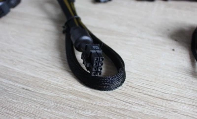 Kabel Modulares Netzteil 6Pin zu 8Pin Adapter sleeved - Bild 1 von 2