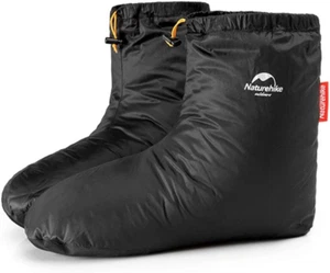 Ultralight Winter Goose down Booties Socks Slippers Warm Soft Cozy Water-Resista - Picture 1 of 8