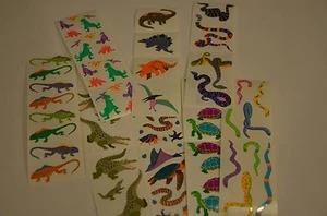 Mrs. Grossman Reptile and Dinosaur Stickers You Choose Snake Lizard Creature - Picture 1 of 9