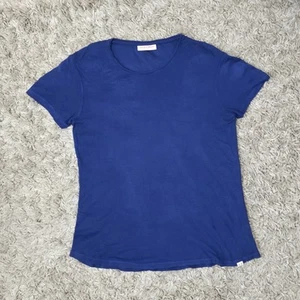 Orlebar Brown Shirt Mens Small Blue Cashmere Fine Knit OB-T Summer Tee Top - Picture 1 of 9